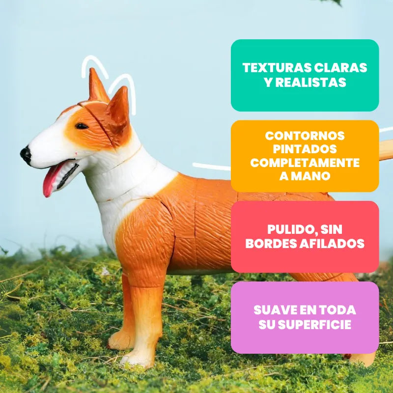 Kit de Rompecabezas 4D de Animales – Juguete Educativo para Armar 8 Animales o Insectos | CRIATIVAE