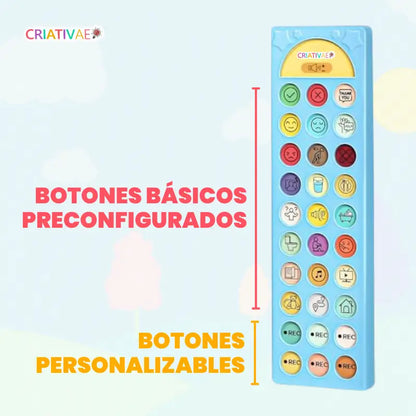 Dispositivo de Comunicación Interactiva para Niños No Verbales – Herramienta Educativa con Botones de Voz | CRIATIVAE