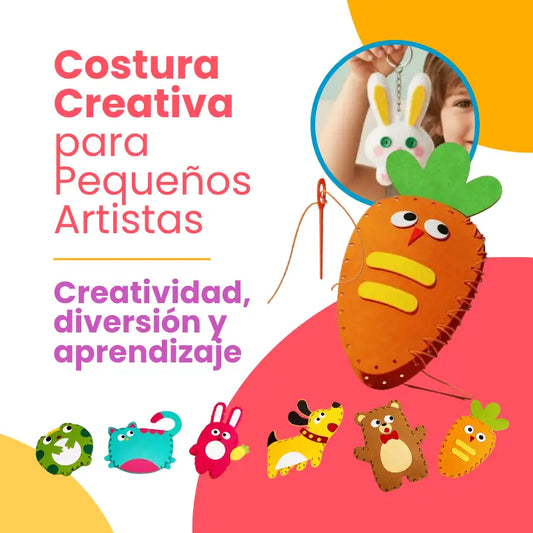 Kit de Costura Creativa para Niños – Manualidades Seguras y Educativas | CRIATIVAE