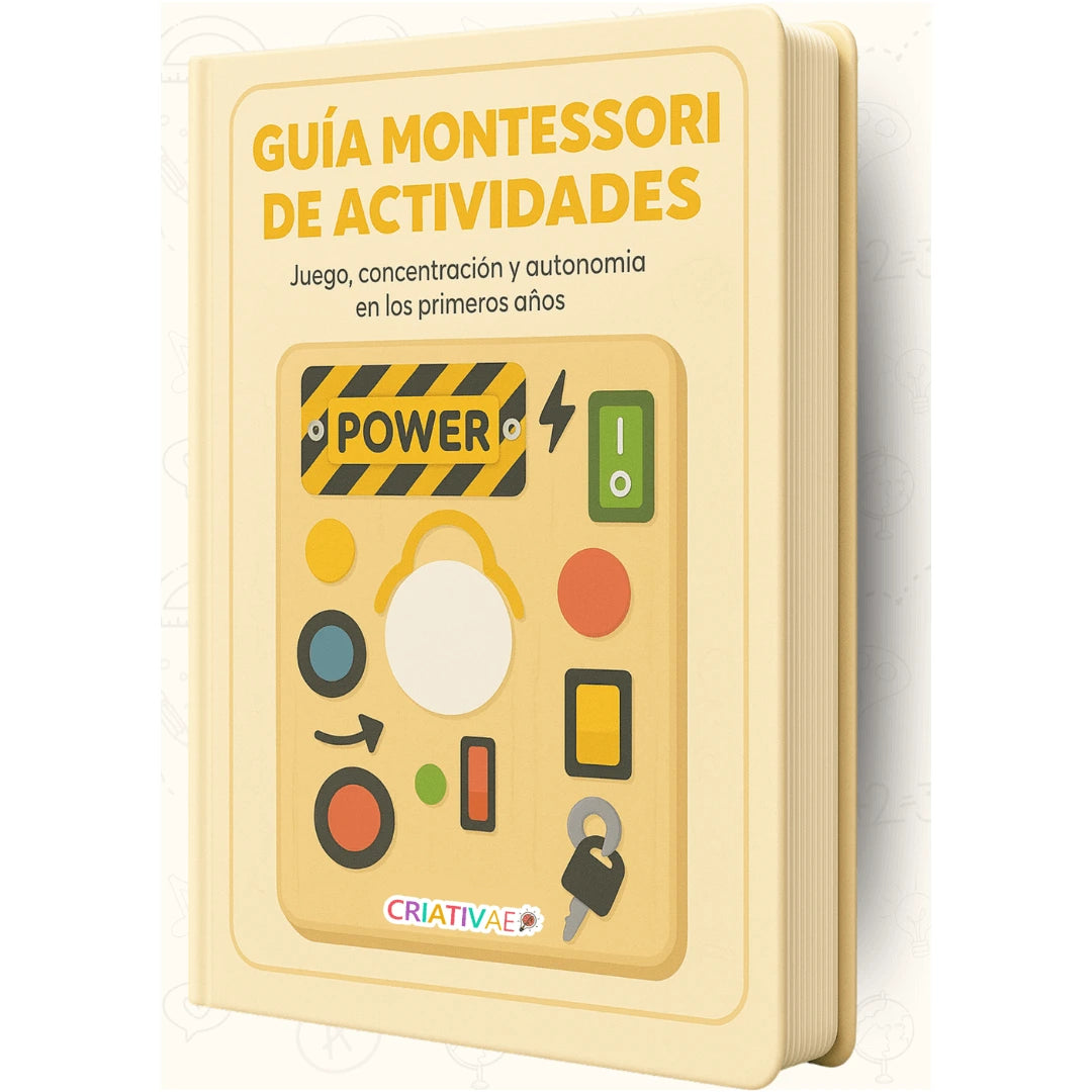 Guía de Actividades Sensoriales y Autonomía para Busy Board Criativae