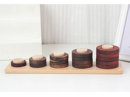 Colección de Juguetes Educativos de Madera Natural Deluxe