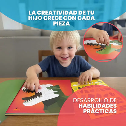 3D Collage Geométrica – Kit de Arte Educativo para Niños 3+ | CRIATIVAE