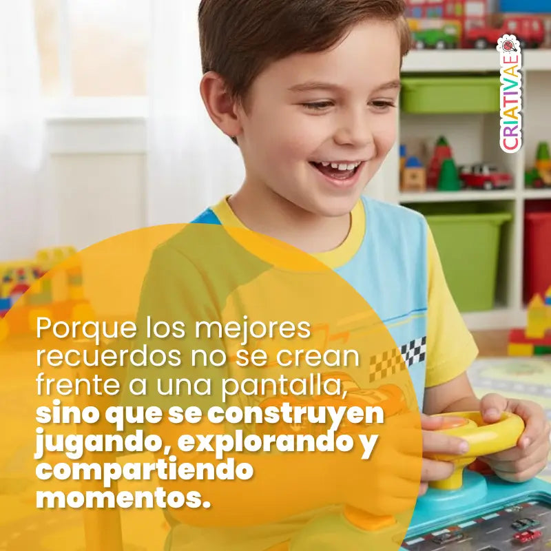 Simulador de Conducción Interactivo con Volante para Niños | Criativae