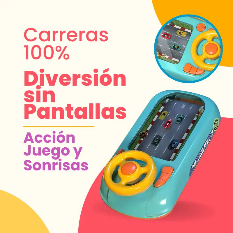 Simulador de Conducción Interactivo con Volante para Niños | Criativae