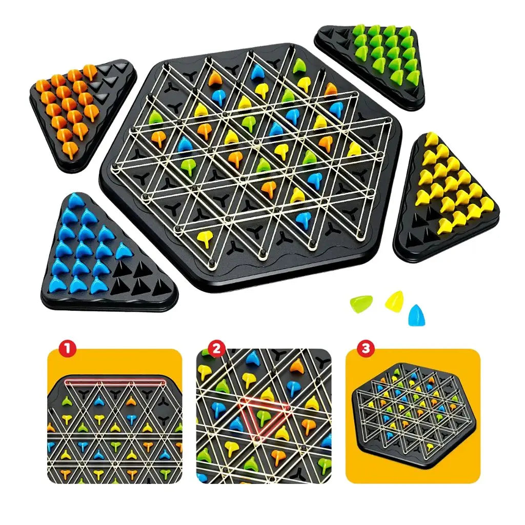 Juego de Triángulos Magnéticos – Desarrolla la Lógica y la Estrategia | CRIATIVAE