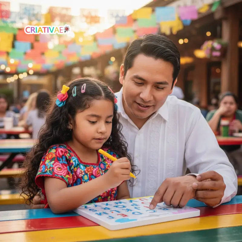 Tablero Educativo Magnético de Trazos para Niños Letras Motricidad Fina y Aprendizaje – Criativae