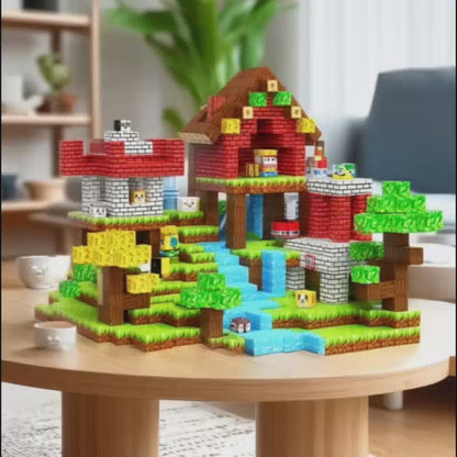 Bloques de Construcción Magnéticos 3D STEM Set Clásico o con Luz - Criativae