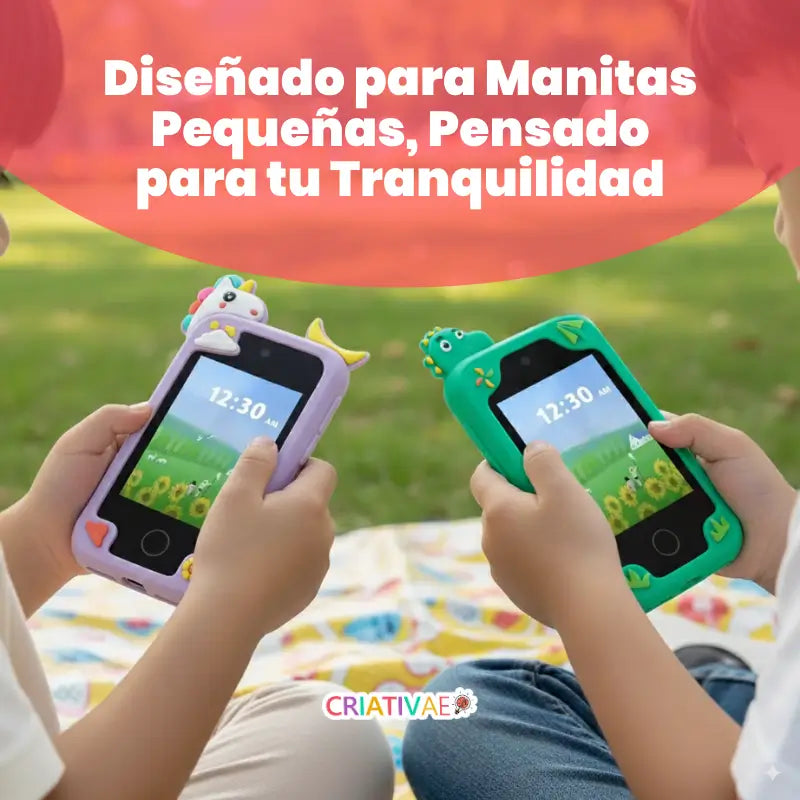 Teléfono Educativo Multifuncional para Niños Juegos, Música y Aprendizaje - Criativae
