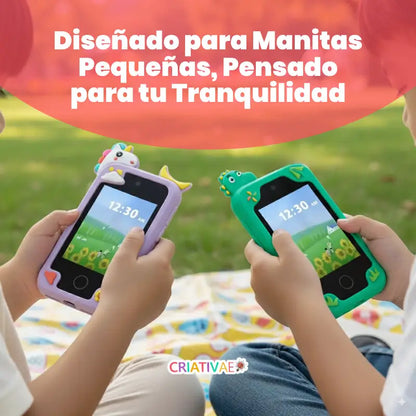 Teléfono Educativo Multifuncional para Niños Juegos, Música y Aprendizaje - Criativae