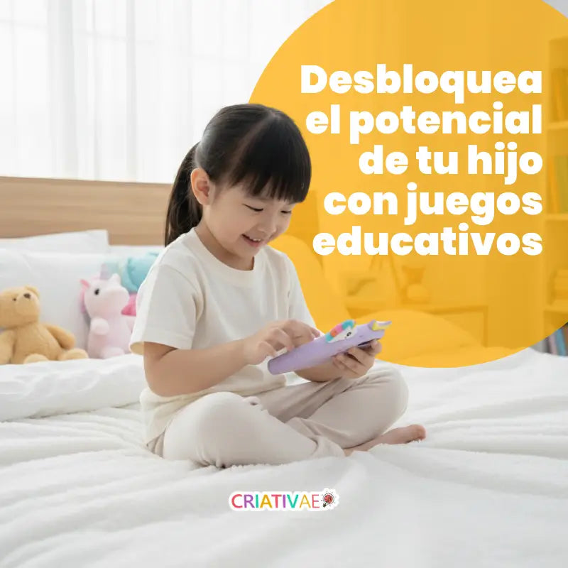 Teléfono Educativo Multifuncional para Niños Juegos, Música y Aprendizaje - Criativae